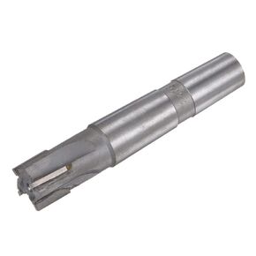 uxcell Square Nose End Mill, 22mm Cutting Dia C1 Tungsten Carbide Tip 4 Straight Flutes Milling Cutter with MT3 Morse Taper Shank