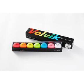 Volvik Rainbow Vivid Golf Ball 7-Ball Pack