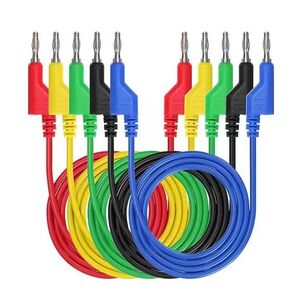 1000V 5PCS Double-Ended Multimeter Test Leads, 5 Colors multimeter Leads kit