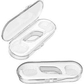 Portable Dental Floss Picks 2 Case-Professional No Shred Floss Sticks-Perfect for Travel Clean Teeth Tools-Ultra Small Portable Palm Sized Floss Organized
