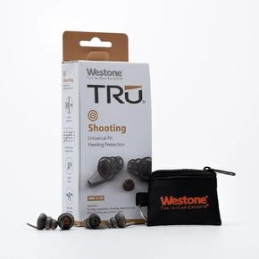 Westone Tru Shooting Earplugs, 12db
