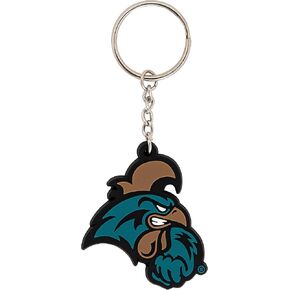 Desert Cactus Coastal Carolina University Keychain Chanticleers CCU CINO Car Keys Holder (PVC A)