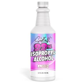 SEDLAV Isopropyl Alcohol 99% Rubbing Alcohol 99 Percent Purity 32 Fl Oz (2)