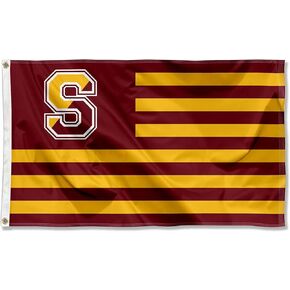 College Flags & Banners Co. Salisbury Sea Gulls American Stripes Nation Flag