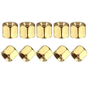 uxcell M3x4 Female-Female Hex Brass PCB Motherboard Spacer Standoff for FPV Drone Quadcopter, Computer & Circuit Board 25pcs