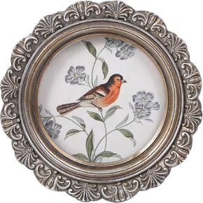 Round Picture Frames 3x3 Antique Picture Frames Small Vintage Picture Frames Mini Pictures Frames Bird Picture Frames Bronze Gallery Wall Decor