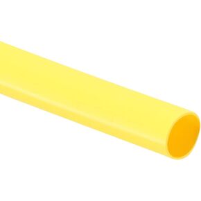 Heat Shrink Tubing 2:1 Cable Sleeving Tube Wrap, [for Electric Insulation Protection] - 4mm Dia/16ft/Yellow