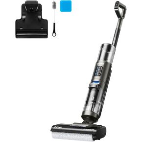 Eureka Cordless Wet Dry Cleaner, 170° Reclinable, Hot Air Drying Self Cleaning Vacuum and Mop Combo, Good for Hard Floors Pet Hair Sticky Messes, RapidWash 630, Purple