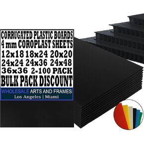 Corrugated Plastic Board 24x36 10 Pack Green Coroplast Sheets 24x36 Plastic Corrugated Board, Plastic Cardboard, 24x36 Plastic Sign Boards, Corrugated Plastic Sheet, Corrugated Plastic Poster Board