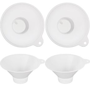 TrelaCo Calculi Strainer Kidney Stone Strainer Collector Funnel with Mesh Screen Filters for Straining Urine and Pee for Analysis Testing (4 Pcs)