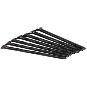 BH07456 Black Electrical Socket Screws Raised Countersunk Head Nickel M3.5 x 75mm