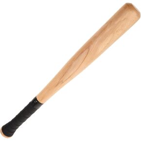 Kisangel 1pc Unfinished Wood Baseball Bat Batting Practice Bat Self Defence Bat Training Baseball Bat