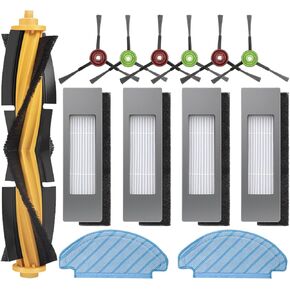 Replacement Parts Kits for ECOVACS Deebot Ozmo T8 T8+ T8 Aivi T8 AIVI+ T8 MAX T9+ T5 N8+ / N8+ Plus N8 Pro N8 Pro + / N8 Pro+ Plus N10 Plus N7 OZMO 920 950 for Yeedi Vac 2 Pro Vac Max Vac Station