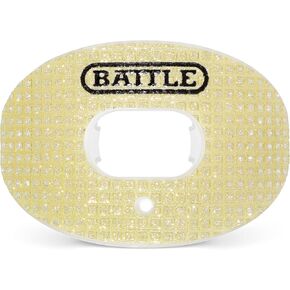 Battle Sports 3D Diamond Oxygen Football Mouthguard - Superior Airflow & Better Performance, Maximum Protection & Breathability Football Mouthpiece, Works with Braces