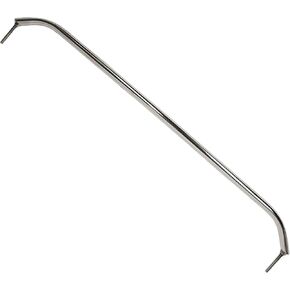 MARINE CITY Smooth Polished 304 Grade Stainless Steel Heavy Duty Boat Handle Oval Tube Grab Bar Mount Handrail 30 Inches for Marines – Yachts – RVs (Pack of 1)