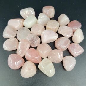 SeeuFun 26Pcs Tumbled Polished Stones Chakra Stones for Healing, Jewelry Making,Home Decorations Moss Agate,Sodalite,Amethyst,Red Jaspe Colors as Random (Mix Colors)