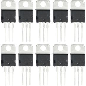 10 قطعة LM317T LM317 منظم الجهد القابل للتعديل 1.5A 1.2 فولت إلى 37 فولت IC TO-220 الإخراج in Kuwait