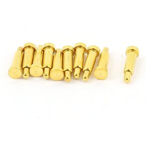 uxcell 10 Pcs Spherical Tipped Spring Loaded Probes Testing Pins