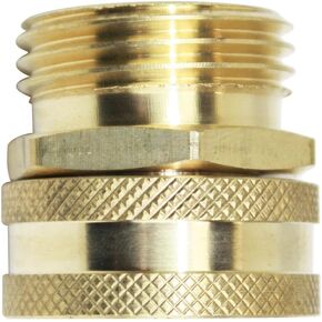 Interstate Pneumatics FGF01S - 3/4" GHT Male x 3/4" GHT Female Water Hose Fitting - Swivel