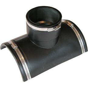 Fernco PTST-4 Flexible PVC Tap Saddle for Lateral Sewer Municipal Main Line Connections