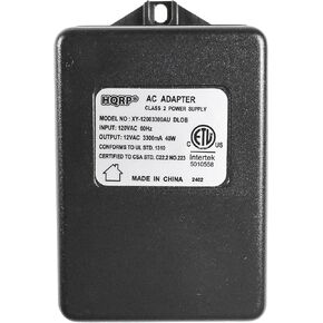 HQRP 120V to 12V AC 40VA Transformer Compatible with Fountain Pump, Lighting Power Supplies, Audio Equipment 120v-to-12v, ETL Listed