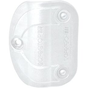 Safetech Hardware Black Polymer Gate Stop for Aluminum/Metal Fences, Small (SGSS-B)