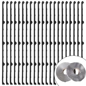 Swess 12in Outside Classic Rib Profile Foam Metal Roof Closure Strips, Panel Foam Closure Strips 12" Fit for Metal Roofing R Panels 3 FT Long Roof Sheets Seal Insulation(20 Pcs)