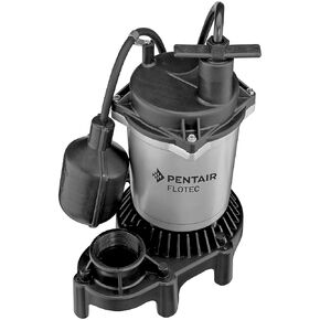 Pentair Flotec FPZS50T 1/2-HP 115-Volt Submersible Thermoplastic Sump Pump