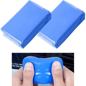 2PCS Auto Detailing Car Clay Bar Magic Clay Bar Cleaner Detailing Tools, for Car Detailing Clean Car Wash 100g Each Q-P-033-2