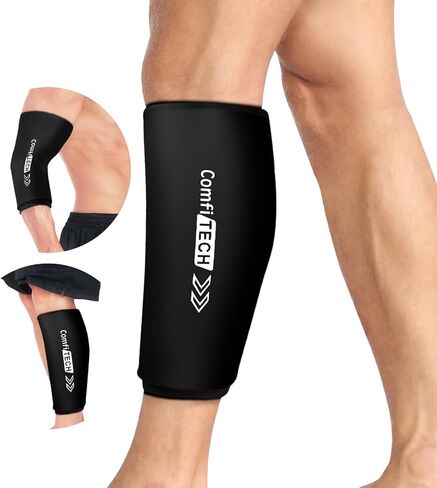 Comfitech Shin Splint Ice Pack Wrap for Entire Leg and Calf, Elbow Knee Ice Sleeve for Swelling, Bruises and Sprains, Large Size in Saudi Arabia
