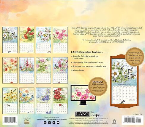 LANG Nature'S Grace 2025 Wall Calendar (25991001932) in Saudi Arabia