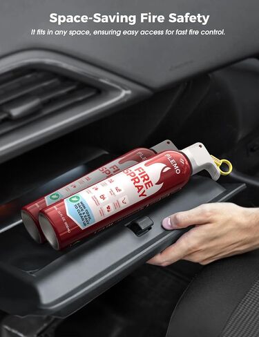 PLEMO Fire Extinguisher, All-in-1 Fire Spray for Home, Kitchen, Car, RV, Garage, Truck, and Camping, F60L, 2-Pack in Kuwait
