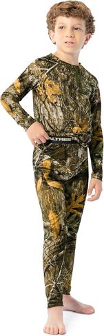 مجموعة ملابس داخلية حرارية طويلة الأداء للأولاد من Realtree in Kuwait
