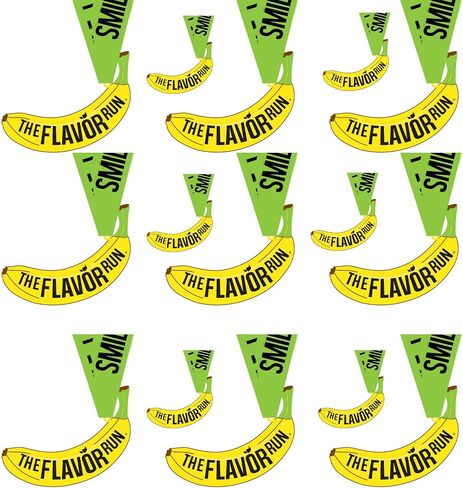 5k Running Race Medals with Ribbon | Flavor Run Racing All Events | Quality Zinc Alloy Design Mold | Kids Ribbon Trophy Prize in Saudi Arabia