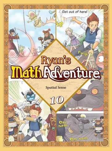 Ryan’s Math 10: Spatial Sense. Common Core Math, Comic Books & Workbook, Ages 6-9, Grade 1-3, Makes Kids Love & Enjoy Math (Newly Published) in Saudi Arabia