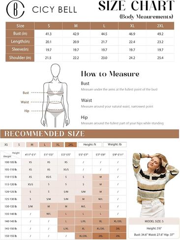 Cicy Bell Womens Color Block Polo Sweater Striped Long Sleeve Shirts Fall Winter Cropped Knit Pullover Tops in Saudi Arabia