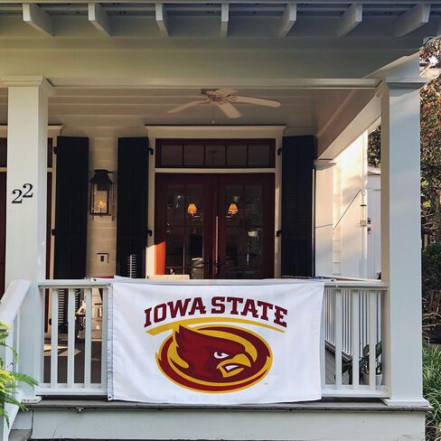 Desert Cactus Iowa State University Flag ISU Cyclones Banners 100% Polyester Indoor Outdoor 3x5 feet Flags (Style Y) in Saudi Arabia