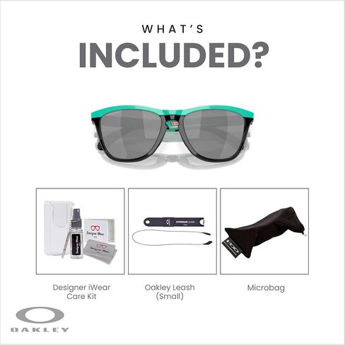 Oakley Frogskins Range OO9284 55M Square Sunglasses for Men + BUNDLE Accessory Leash + Designer iWear Kit in Saudi Arabia