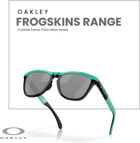 Oakley Frogskins Range OO9284 55M Square Sunglasses for Men + BUNDLE Accessory Leash + Designer iWear Kit in Saudi Arabia
