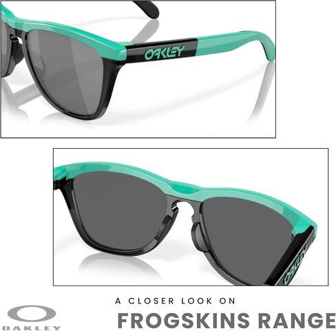 Oakley Frogskins Range OO9284 55M Square Sunglasses for Men + BUNDLE Accessory Leash + Designer iWear Kit in Saudi Arabia