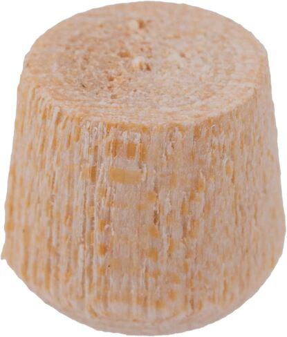 سدادات ثقب المسمار ذات الرأس الدائري من خشب البتولا | قطر 1/4 بوصة | عبوة من 50 قطعة تقريبًا | UA-076-BW in Kuwait