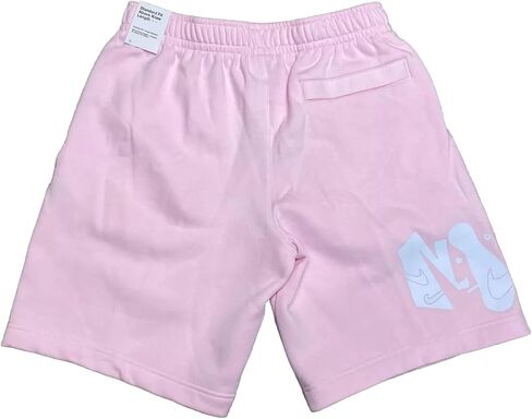 Nike Men's Club Fleece Shorts (US, Alpha, X-Large, Regular, Regular, Pink Foam/White) in Saudi Arabia