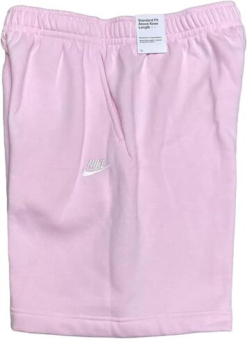 Nike Men's Club Fleece Shorts (US, Alpha, X-Large, Regular, Regular, Pink Foam/White) in Saudi Arabia