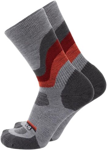 GRIP6 Wool Socks Mens 2 Pack | Thick Wool Hiking Socks | Overland Blue Large in Kuwait