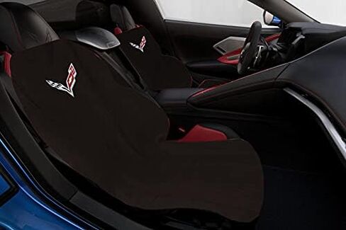 Seat Armour - Red Towel Seat Cover for Corvette C8 in Saudi Arabia