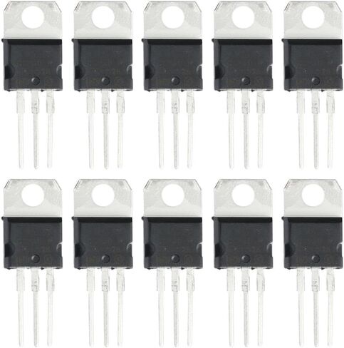 10 قطعة LM317T LM317 منظم الجهد القابل للتعديل 1.5A 1.2 فولت إلى 37 فولت IC TO-220 الإخراج in Kuwait