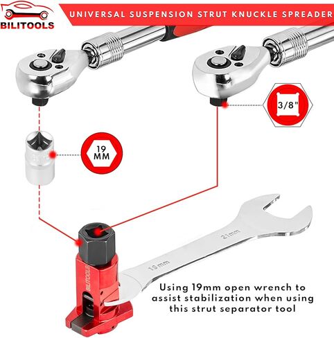 BILITOOLS Strut Spreader Tool, 2 Piece Suspension Tool Compatible with VW, Audi, BMW, Mini, Ford, Renault, ect. in Saudi Arabia