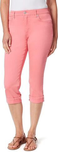 Bandolino Women's Mandie 5 Pocket High Rise Capri, White, 6 Regular in Kuwait