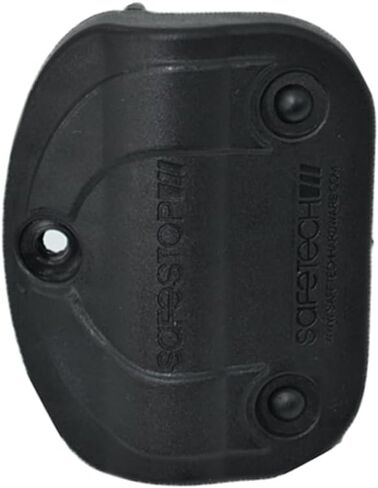 Safetech Hardware حاجز بوابة بوليمر أسود للألومنيوم/الأسوار المعدنية، صغير (SGSS-B) in Saudi Arabia