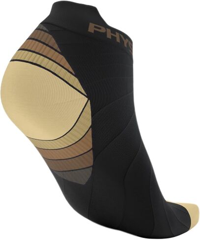 جوارب Physix Gear Sport منخفضة القطع للرجال والنساء - جوارب جري ضاغطة للكاحل مع دعم للقوس in Kuwait